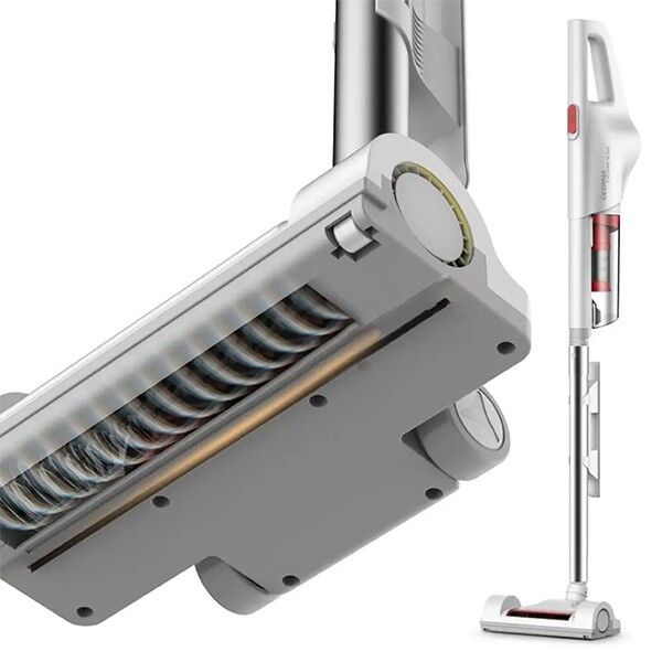 Вертикальный пылесос Deerma Wireless Vacuum Cleaner DX600S (Silver/Серебристый) - 4