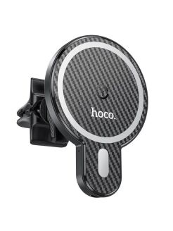 Автомобильное беспроводное зарядное устройство Hoco CA85 Ultra-Fast черный - 3