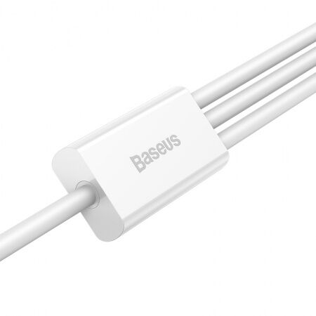 Кабель USB BASEUS Superior Series Fast Charging, USB - MicroUSBType-CLightning, 3.5A, 1.5 м, белый - 5