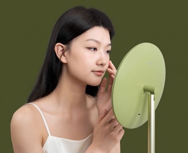 Зеркало для макияжа DOCO Daylight Mirror DM006 Green - 2