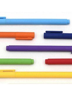 Набор гелевых ручек KACO K1 Candy Color Colorful Black Gel Ink Pen 8 шт, черные чернила - 2