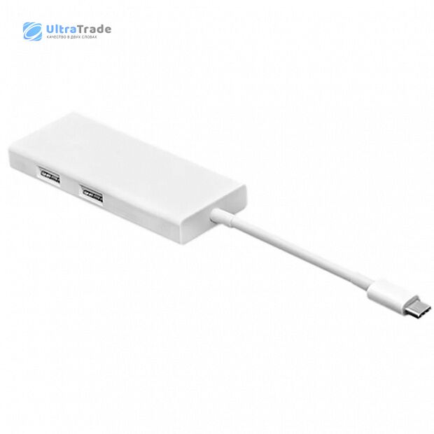 Адаптер Mijia Type-C to USB-A And USB-C And Mini Display Port Converter (White/Белый) - 3