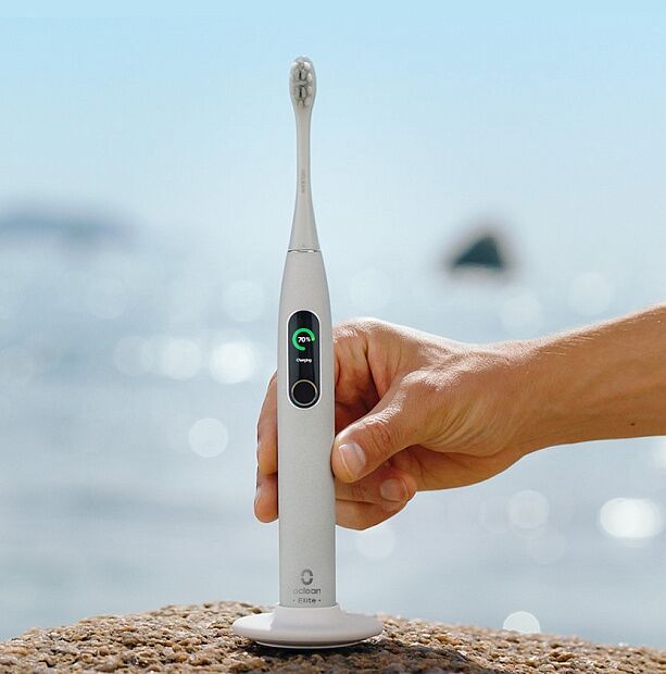Зубная щетка электрическая Oclean X Pro Elite Smart Sonic Electric Toothbrush EU (Grey) - 8