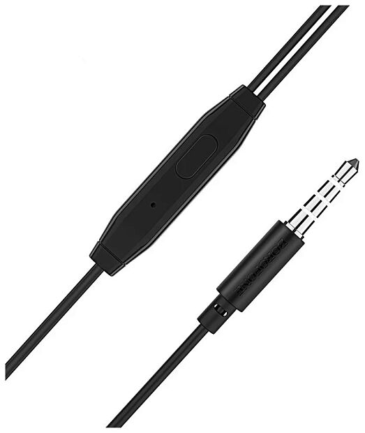 Гарнитура BOROFONE BM25 Sound Edge 3.5 мм, вставная, 1.2м (черный) - 3