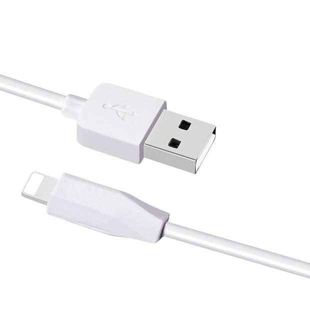 USB кабель HOCO X1 Rapid Lightning 8-pin, 3м, PVC (белый) - 5