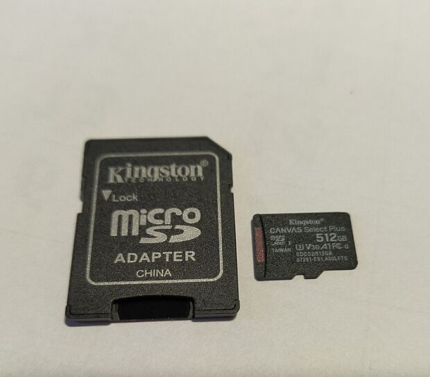Карта памяти microSD 512GB Kingston microSDXC Class 10 UHS-I U3 (SDCS2/512GB) RU - 4