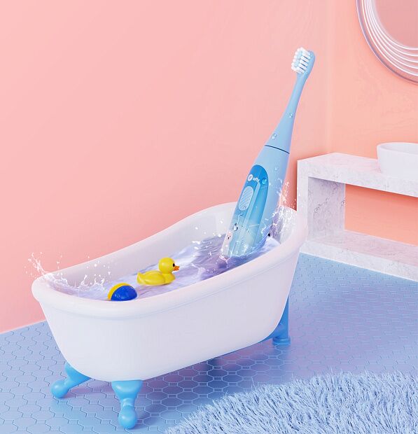 Электрическая зубная щетка inFly Kids Electric Toothbrush T04B (Blue) RU - 3