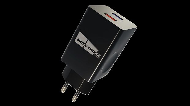 СЗУ  Smart 2USB 3.0A QC3.0 быстрая зарядка для micro USB More choice NC55QCm Черный - 1