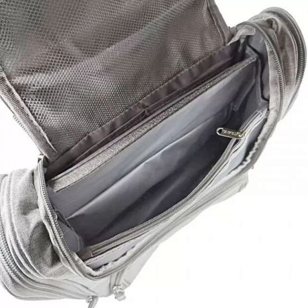 Подвесная сумка-косметичка c двойным дном Xiaomi HaveTravel toiletries Bag Two-Paragraph Grey - 5