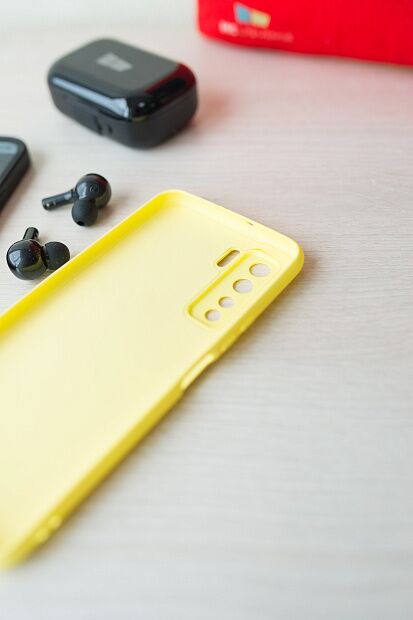 Чехол-накладка More choice FLEX для Huawei Honor 30S-4G/Nova 7SE (2020) желтый - 4