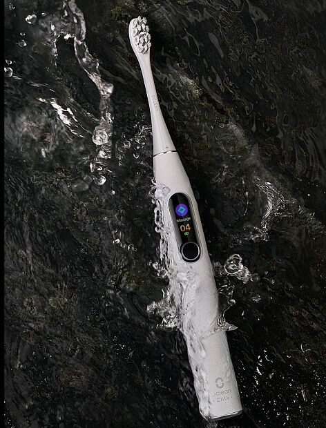 Зубная щетка электрическая Oclean X Pro Elite Smart Sonic Electric Toothbrush EU (Grey) - 9