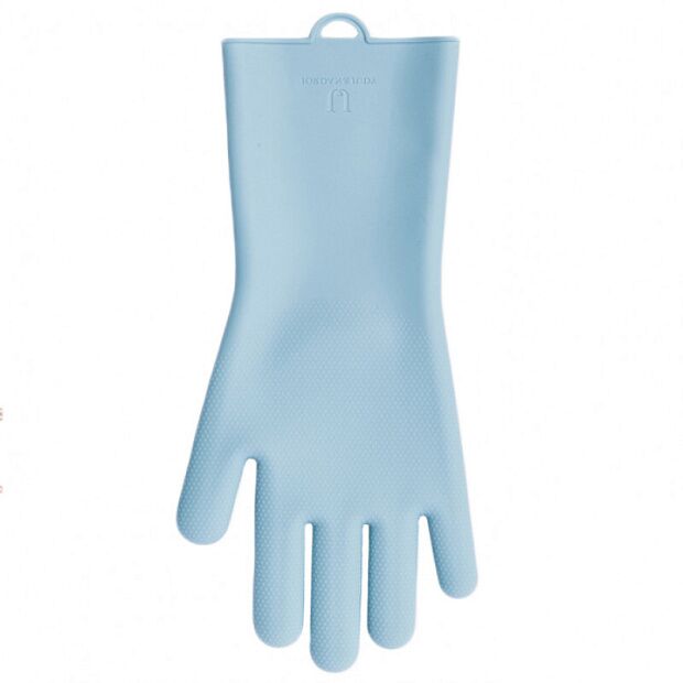 Силиконовые перчатки Xiaomi Silicone Cleaning Glove (Blue) - 2