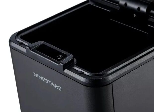 Умное мусорное ведро Ninestars Waterproof Sensor Trash Can 10л (DZT-10-35S) сенсорный экран+двойное ведро (Black) - 2