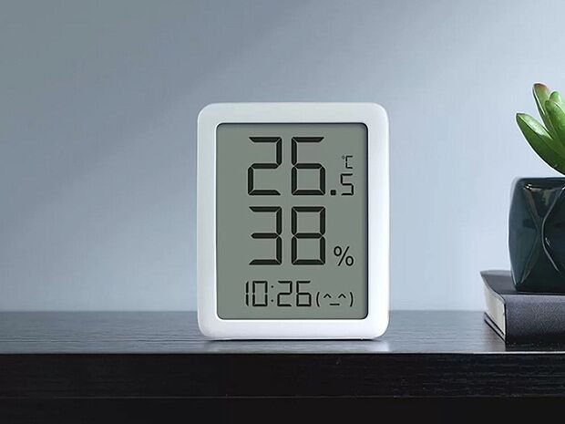 Датчик температуры и влажности Miaomiaoce LCD MHO-C601 (White) - 5