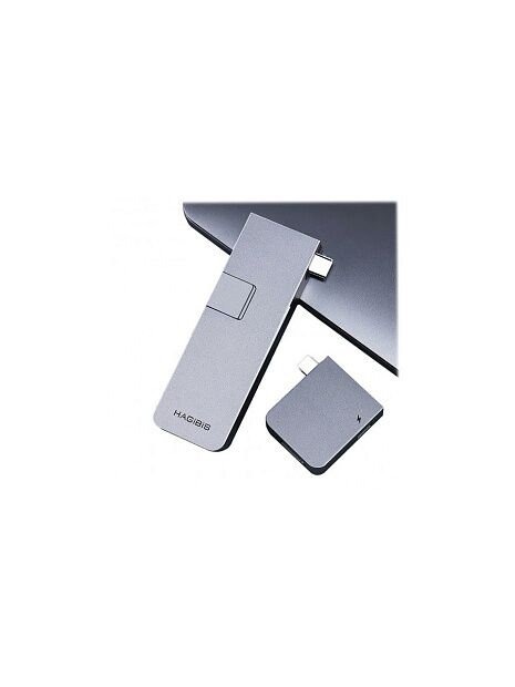 USB-разветвитель HAGiBiS MC1L Type-C Data Hub Adapter - 8