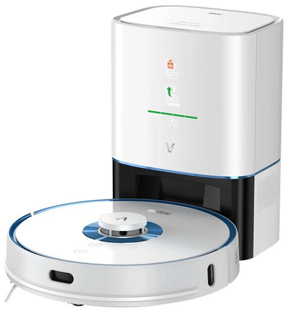 Робот-пылесос с базой самоочистки Viomi S9 UV (V-RVCLMD28D) RU (White) - 5