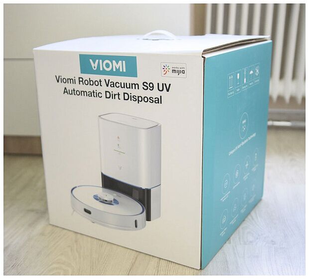 Робот-пылесос с базой самоочистки Viomi S9 UV (V-RVCLMD28D) RU (White) - 7