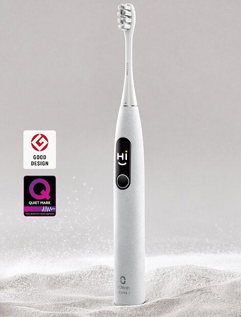 Зубная щетка электрическая Oclean X Pro Elite Smart Sonic Electric Toothbrush EU (Grey) - 12