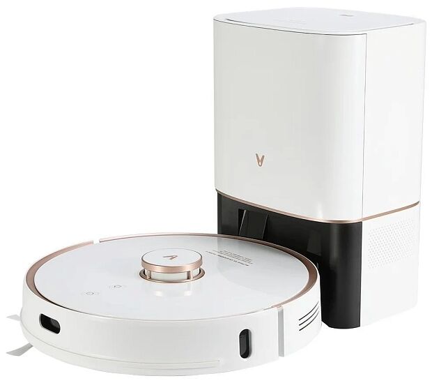 Робот-пылесос с базой самоочистки Viomi Vacuum cleaning Robot S9 (White) RU - 8