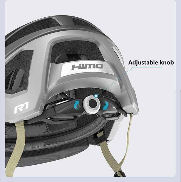 Шлем HIMO Riding Helmet R1 (размер 57-61 cm) (Gray) - 4