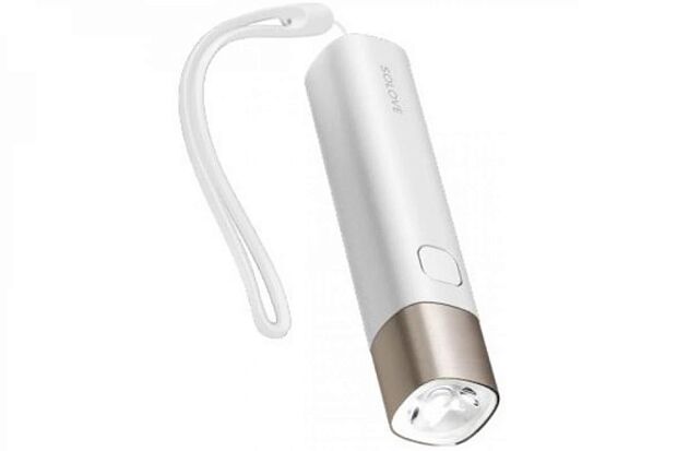 Портативный фонарик SOLOVE X3s Portable Flashlight Mobile Power RU (White) - 4