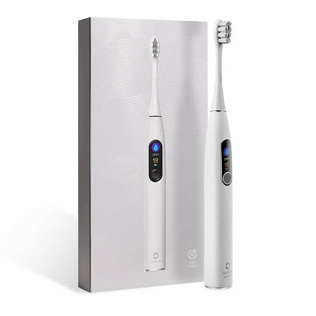 Зубная щетка электрическая Oclean X Pro Elite Smart Sonic Electric Toothbrush EU (Grey) - 4