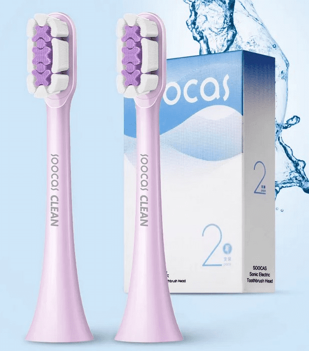 Дизайн насадок для зубной щетки SOOCAS X3 Pro