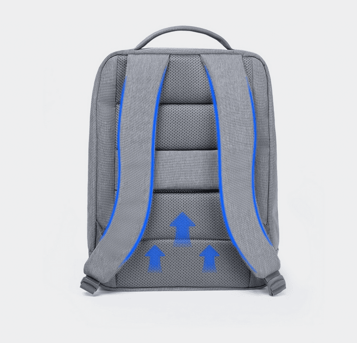 Конструкция спинки рюкзака Xiaomi City Backpack 2