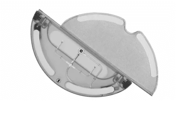 Крепление-липучка на салфетке для робота-пылесоса 1C/RLS3