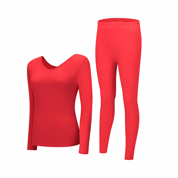 Женская пижама Xiaomi Instant Me Magic Velvet Basic Fashion Warm Clothing Suit Ladies (Red/Красный) 