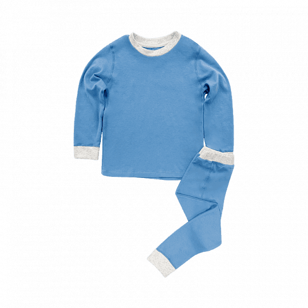 Детская пижама Yiigoo Organic Cotton Autumn Clothes Set (Blue/Голубой) 