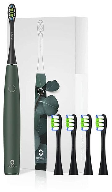 Электрическая зубная щетка Oclean Air 2 (4 насадки) Green - 5